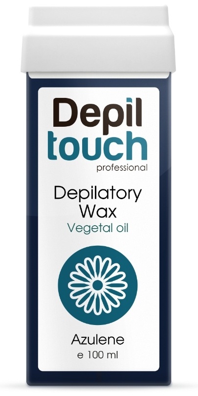 Воск пленочный Depiltouch Vegetal Oil Azulene плотность средняя в картридже 100 мл