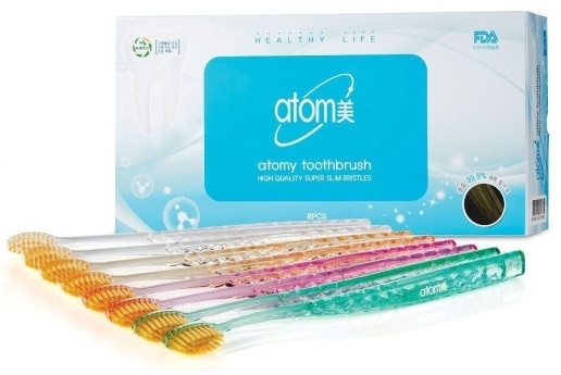Atomy Healthy Life Набор зубная щетка средняя 8 шт