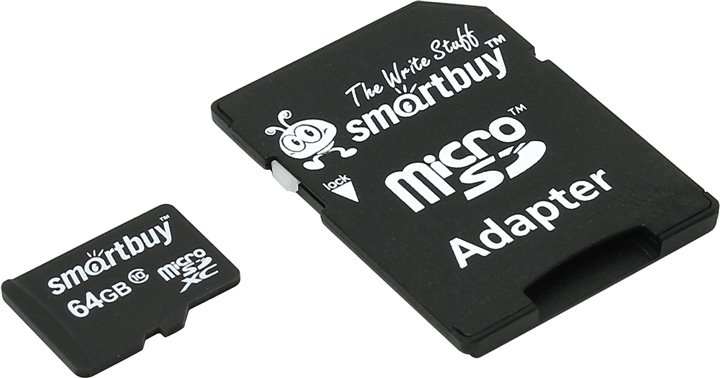 Карта памяти SmartBuy SB64GBSDCL10-01 64GB