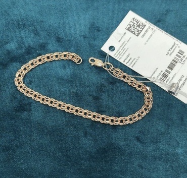 Gold Store 30001118 длина 18 см, вес 3.34 г золото, плетение бисмарк