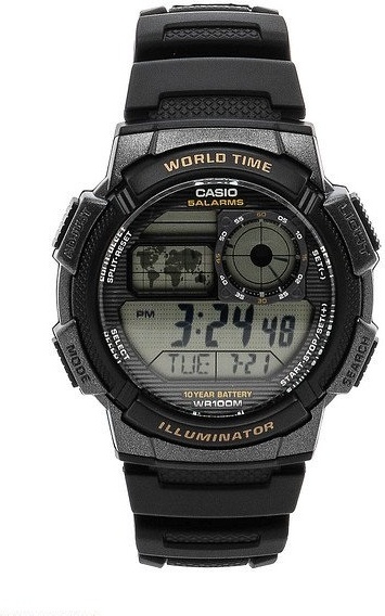 Кварцевые CASIO AE-1000W-1AVDF пластик