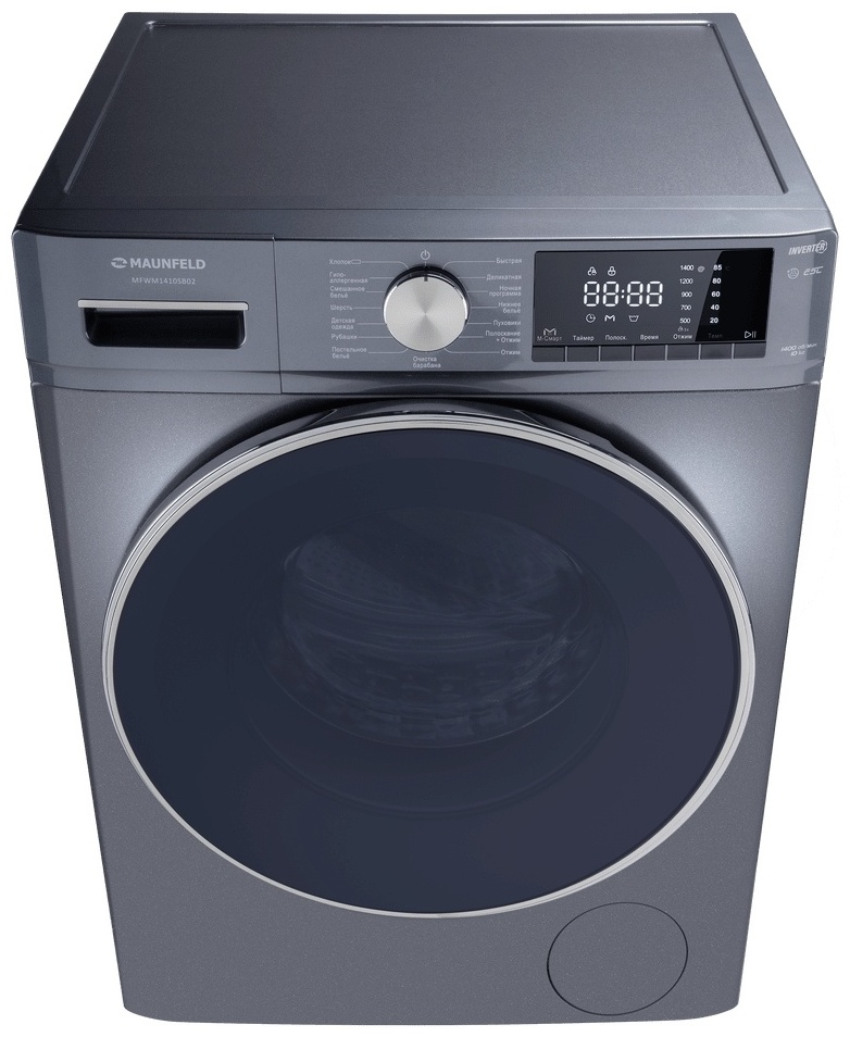 Стиральная машина c инвертором MAUNFELD MFWM1410SB02 2