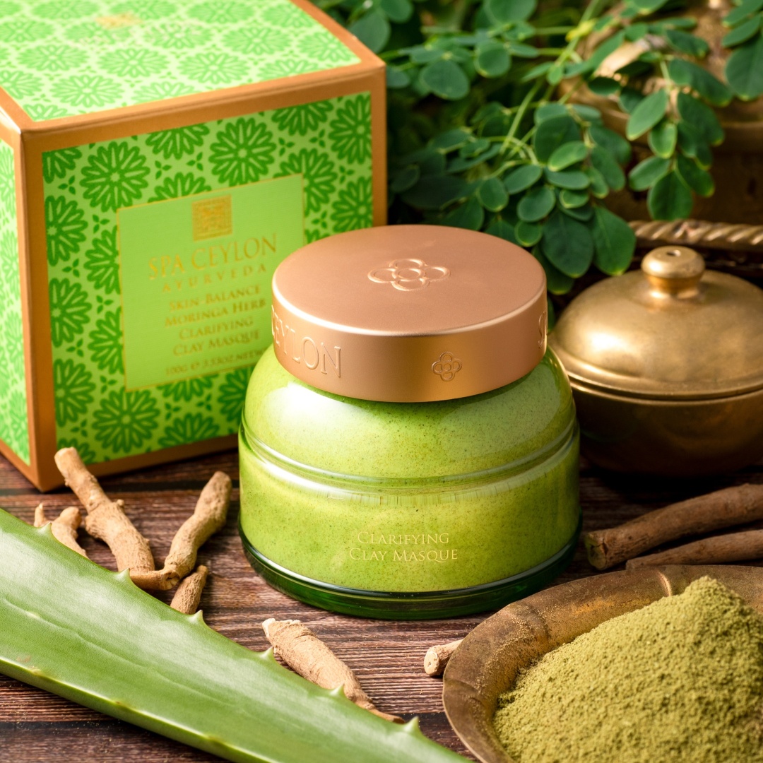 Маска для лица Spa Ceylon глиняная Moringa Herb 100 г