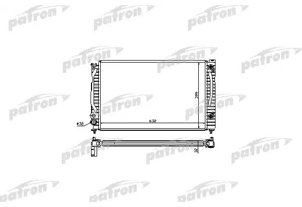 PATRON радиатор основной PRS3018