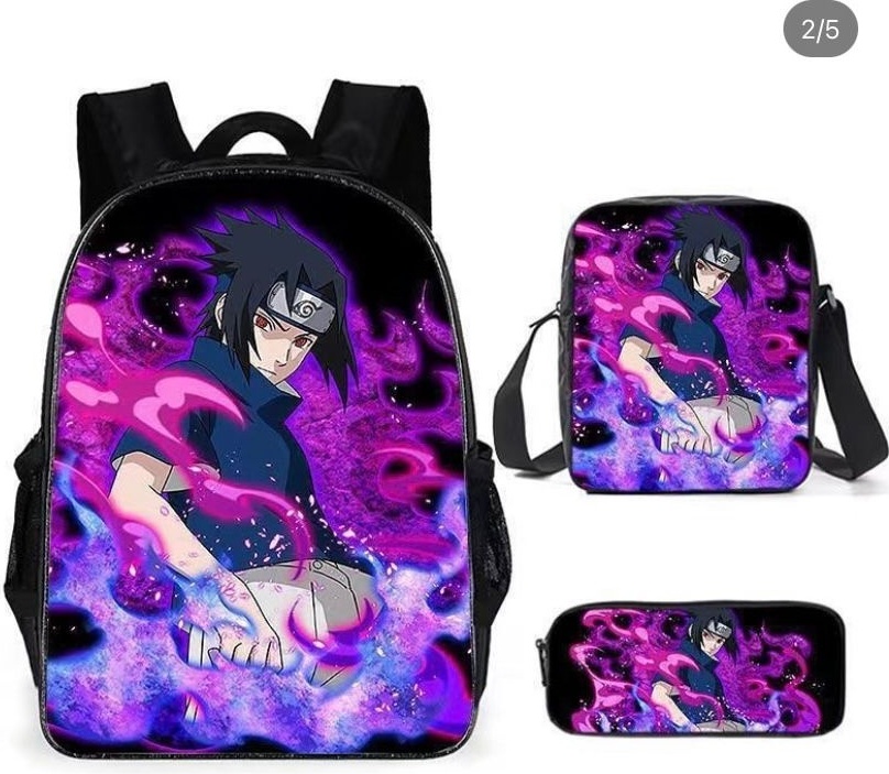 Комплект Naruto нейлон черный