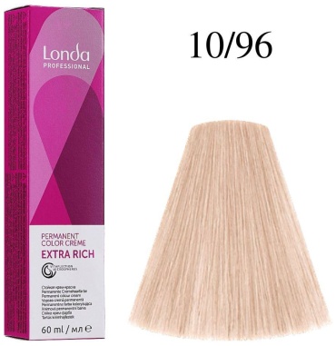 Londa Professional Extra Rich 10/96 яркий блонд сандрэ фиолетовый крем-краска 60 мл