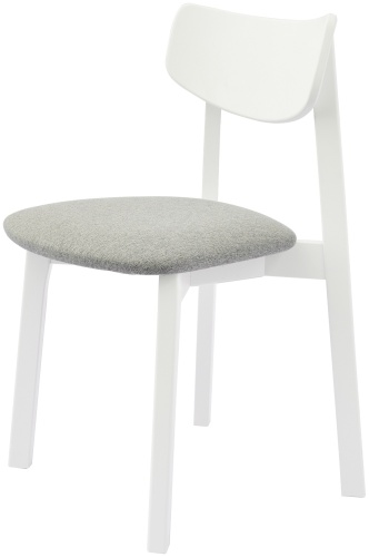 Стул Ixlos Ixlos Стул Вега, 79x50x50 см, белый, серый, 79x50x50 см, белый, серый