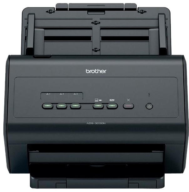 Сканер Brother ADS-3000N черный
