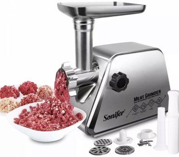 Мясорубка Sonifer SF-5019 серебристый