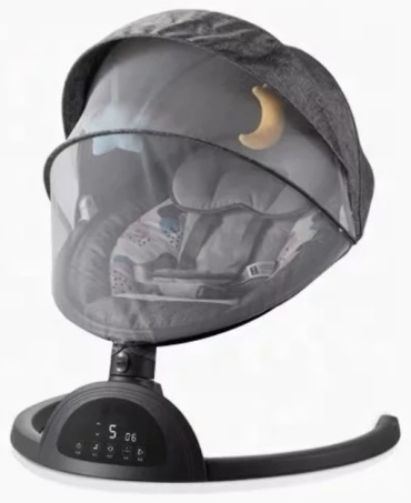 Шезлонг Baby Swing Baby Swing B009 до 12 кг 
серый