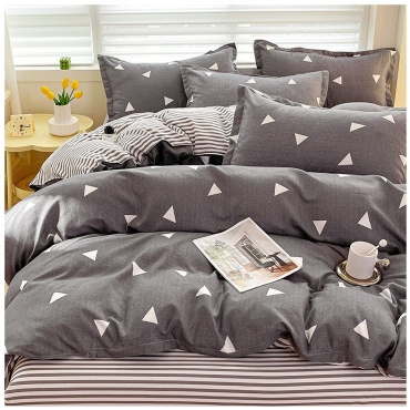 Комплект HOME TEXTILE 2-спальный хлопок, 2 наволочки: 48x74 см