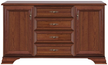 Комод Гербор Кентаки, 154.50x44.50x90.5 см, коричневый