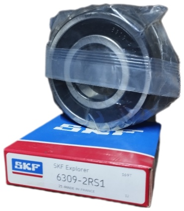 SKF подшипник качения шариковый радиальный цилиндрический однорядный (6309-2RS1)