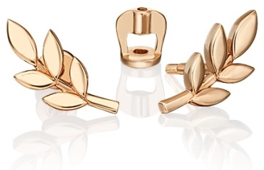 Серьги PLATINA 02-4697-00-000-1110-59 вес 1.62 г золото, без вставок