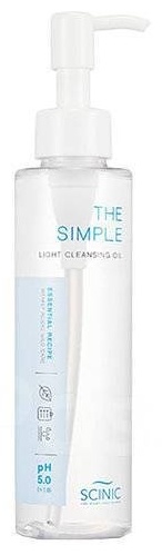 Scinic The Simple Light Cleansing Oil гидрофильное масло 150 мл
