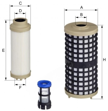 HENGST топливный фильтр E429KP D243-3