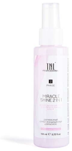 TNL PROFESSIONAL Miracle shine 2 in 1 спрей-кондиционер 100 мл