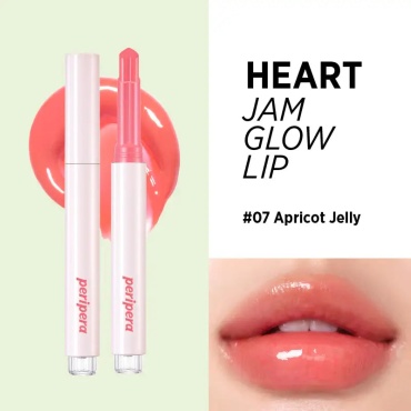 PERIPERA Heart Jam Glow Lip помада 07 Apricot Jelly