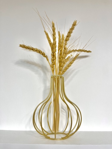 Decor ваза 15 см DR52469-90, пластик, металл