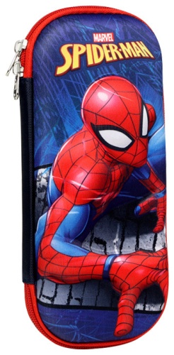 Пенал Spider-Man Marvel, застежка молния, синий