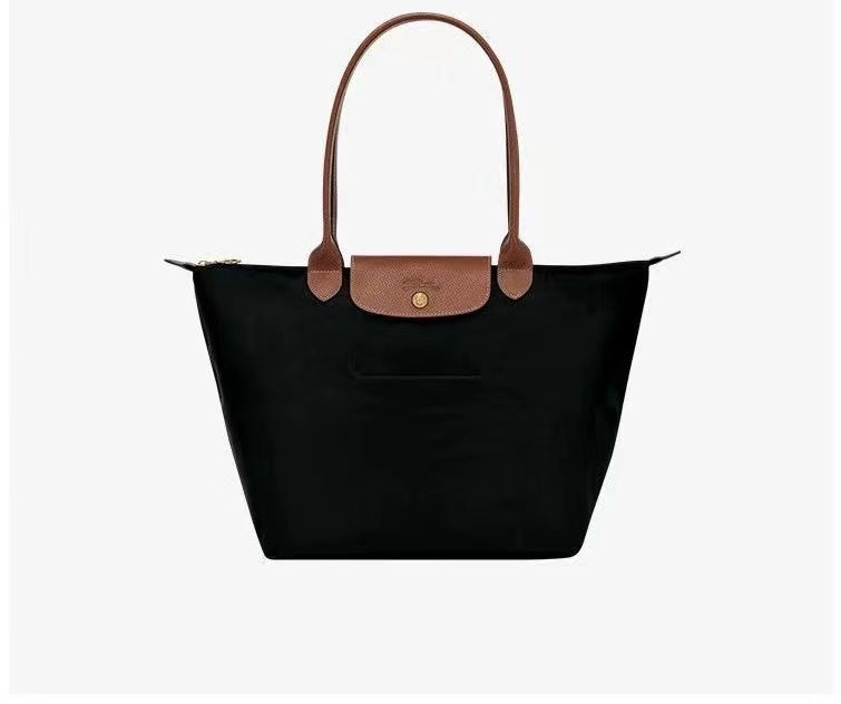 Сумка тоут Longchamp нейлон черный