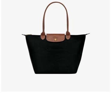Сумка тоут Longchamp нейлон черный