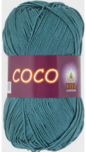 Моток Vita Cotton Coco 4337 Темно-изумрудный 240 м 50 г