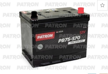 PATRON МГ000000058 PB75-570 75 Ач обратная