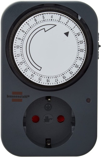 Розетка таймер Brennenstuhl MZ 20-1, черный
