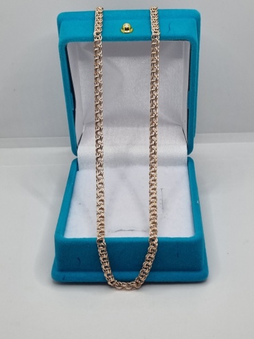 Zhanar Gold ZHA84_231 длина 55 см, вес 5.96 г золото, плетение бисмарк