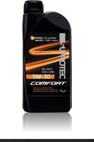 Синтетическое Suprotec Comfort 5W-30 1 л