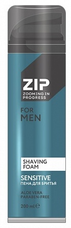 Zip Shaving Foam Sensitive пена для бритья 200 мл