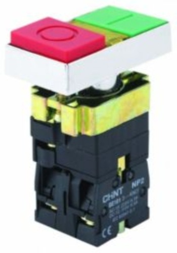 Двойная кнопка NP2-BW8465 1НО+1НЗ AC230В(LED) IP40 (CHINT)