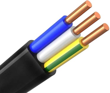 Светотехника кабель ВВГнг 3x2.5, 1 м