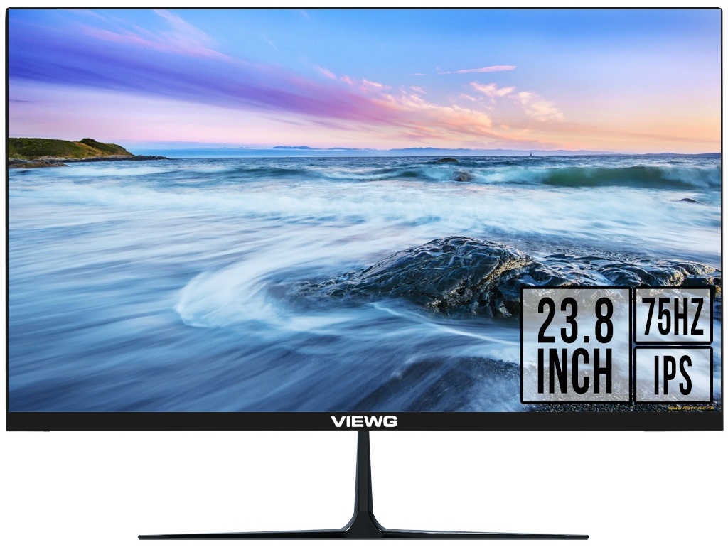 Монитор 23.8" VIEWG VIEWGU240DPHDMI черный
