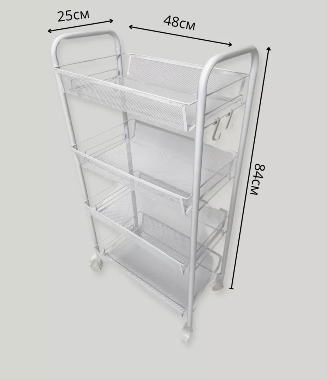 Этажерка универсальная Style Home Lr203 48x25x84 см, металл