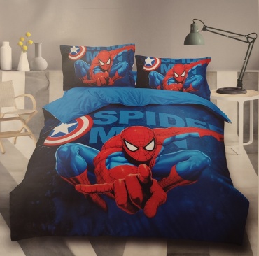 Комплект Spider Man детский хлопок, : 50x70 см