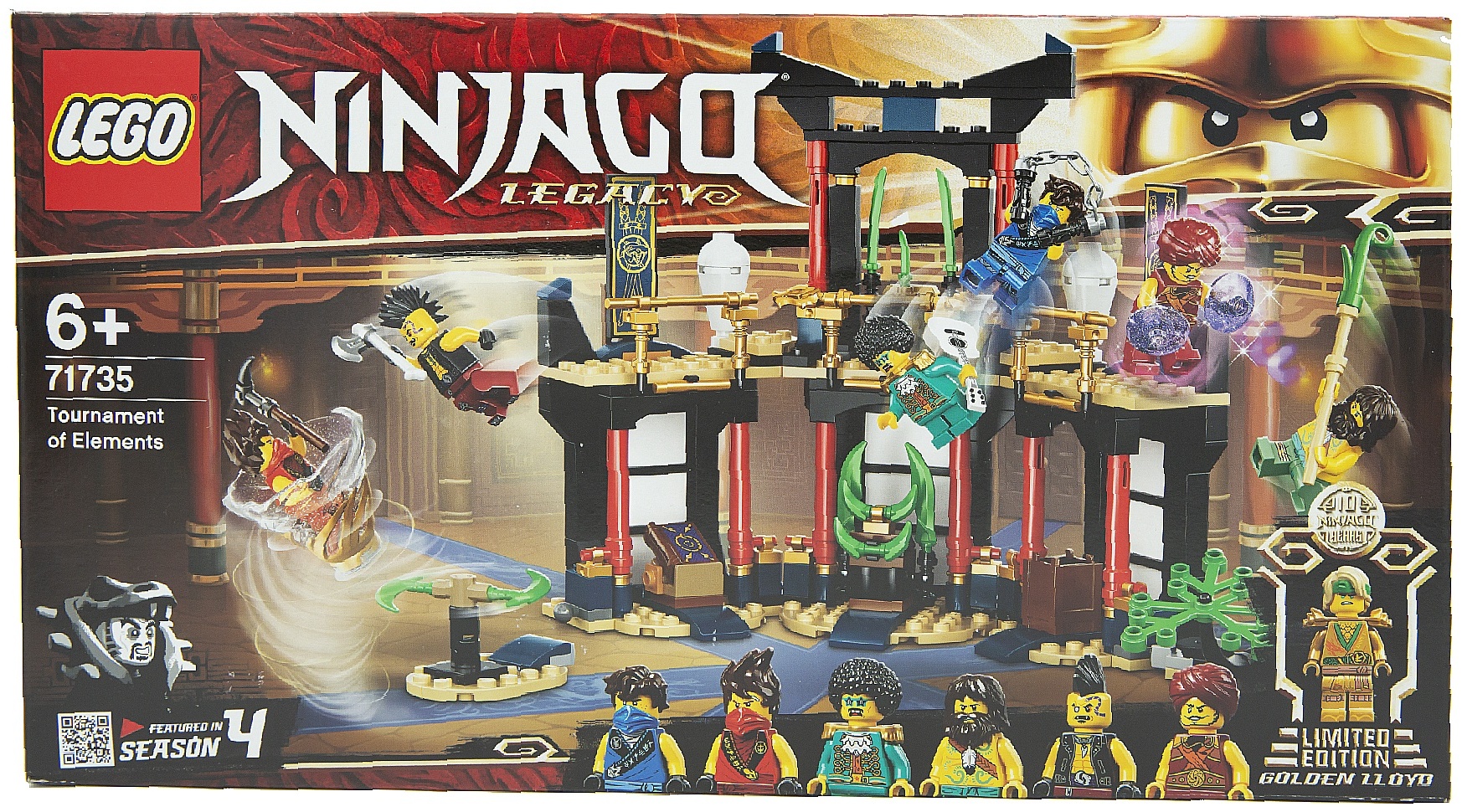 Купить LEGO Турнир стихий Ninjago 71735 в Алматы – Магазин на Kaspi.kz