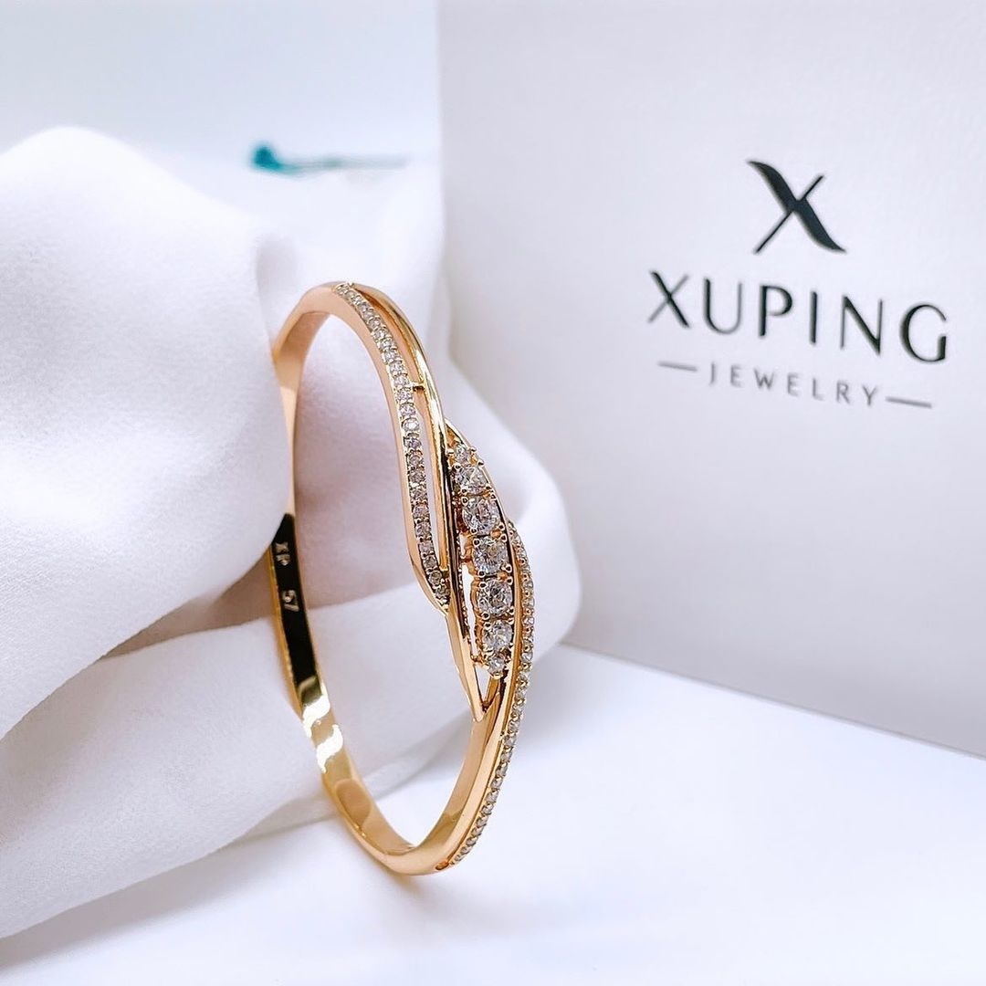Xuping Jewelry длина 17 см медь, бижутерный сплав, без вставок
