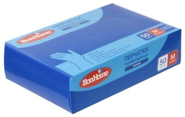 BonHome перчатки 5043130 белый 50 шт