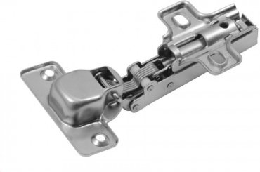 Петля с доводчиком Boyard H301A02, 1 шт, сталь, серый