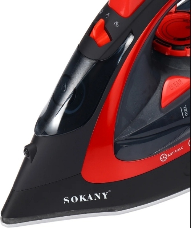 Утюг SOKANY EL-9518C красный