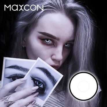 Контактные линзы MAXCON Crazy Manson 0 кривизна 8.8 на год 2 шт