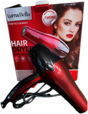 Luma Bella LB-64001 фен бордовый