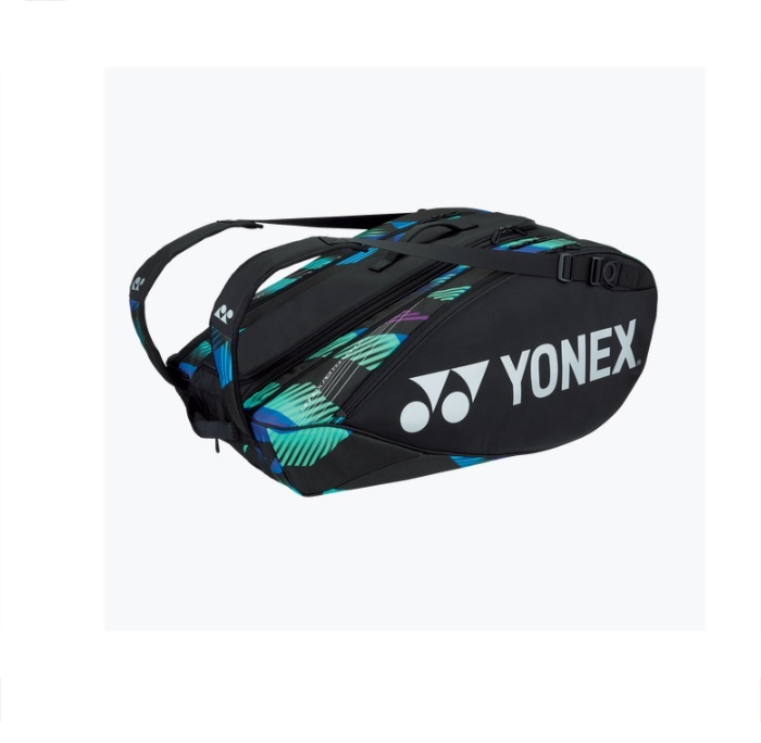 Сумка Yonex полиэстер черный, зеленый 90 л