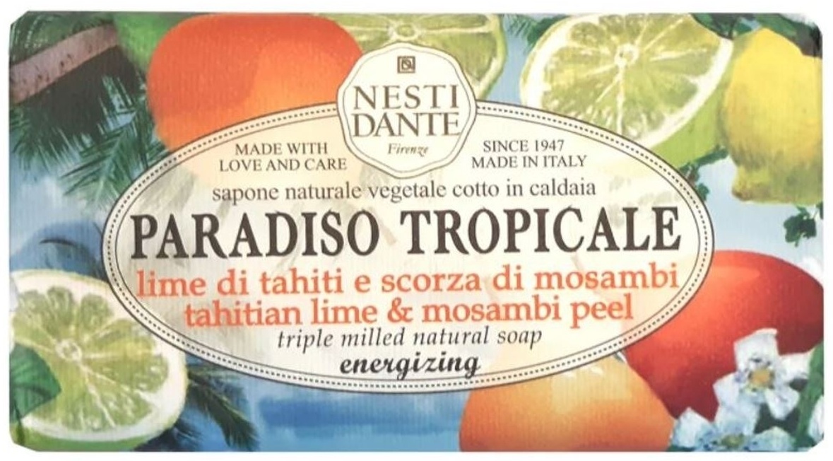 Кусковое мыло туалетное Nesti Dante Paradiso Tropicale 250 г