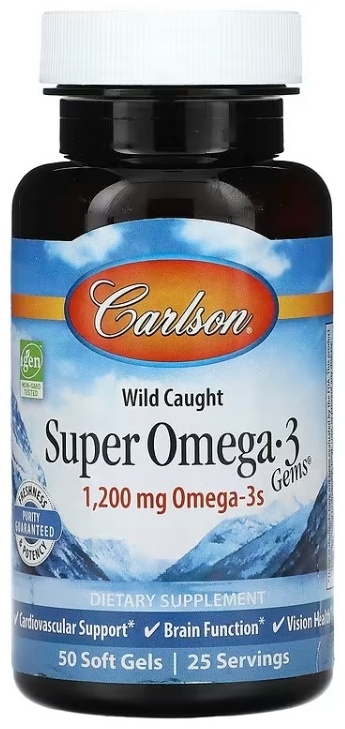 Купить Carlson Super Omega-3 Gems капсулы 50 шт в Алматы – Магазин на ...