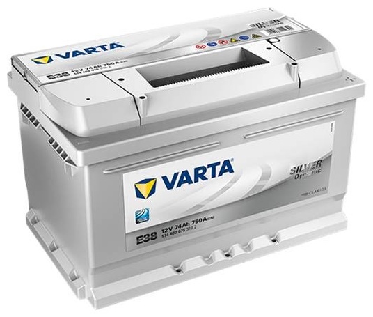 Аккумулятор VARTA 574402075 Silver Dynamic E38 74 обратная