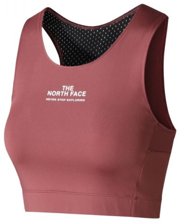 Топ The North Face бордовый