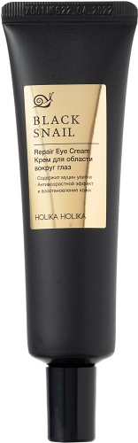 Holika Holika крем Prime Youth Black Snail Repair с муцином черной улитки для области вокруг глаз 30 мл